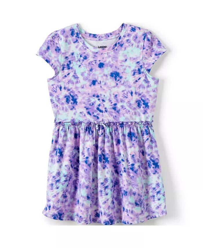 Топ-туника с короткими рукавами и присборенной талией для девочек Lands' End, зеленый
Топ-туника с короткими рукавами и присборенной талией для девочек Lands' End, зеленый