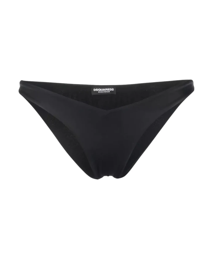Черные плавки от бикини с логотипом Dsquared2, черный
Черные плавки от бикини с логотипом Dsquared2, черный