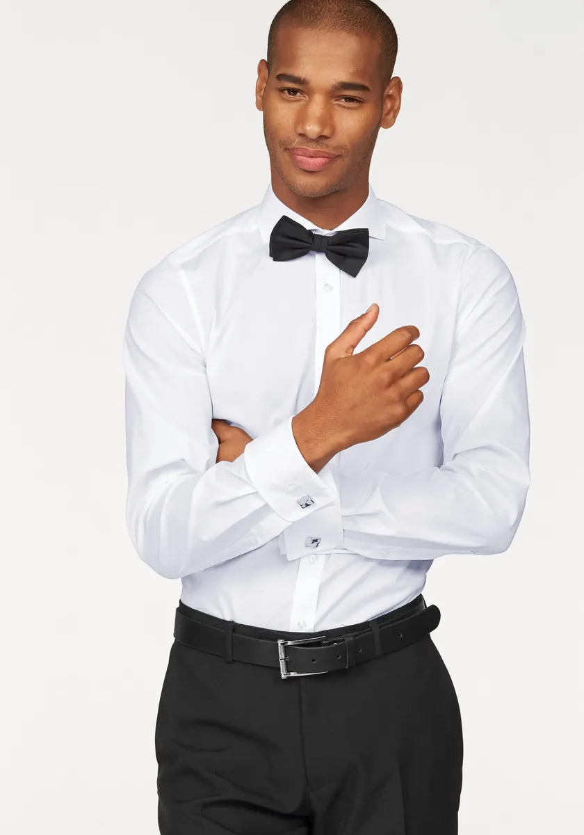 Деловая рубашка OLYMP "Level Five Body Fit", манжеты с отворотами, белый
Деловая рубашка OLYMP "Level Five Body Fit", манжеты с отворотами, белый