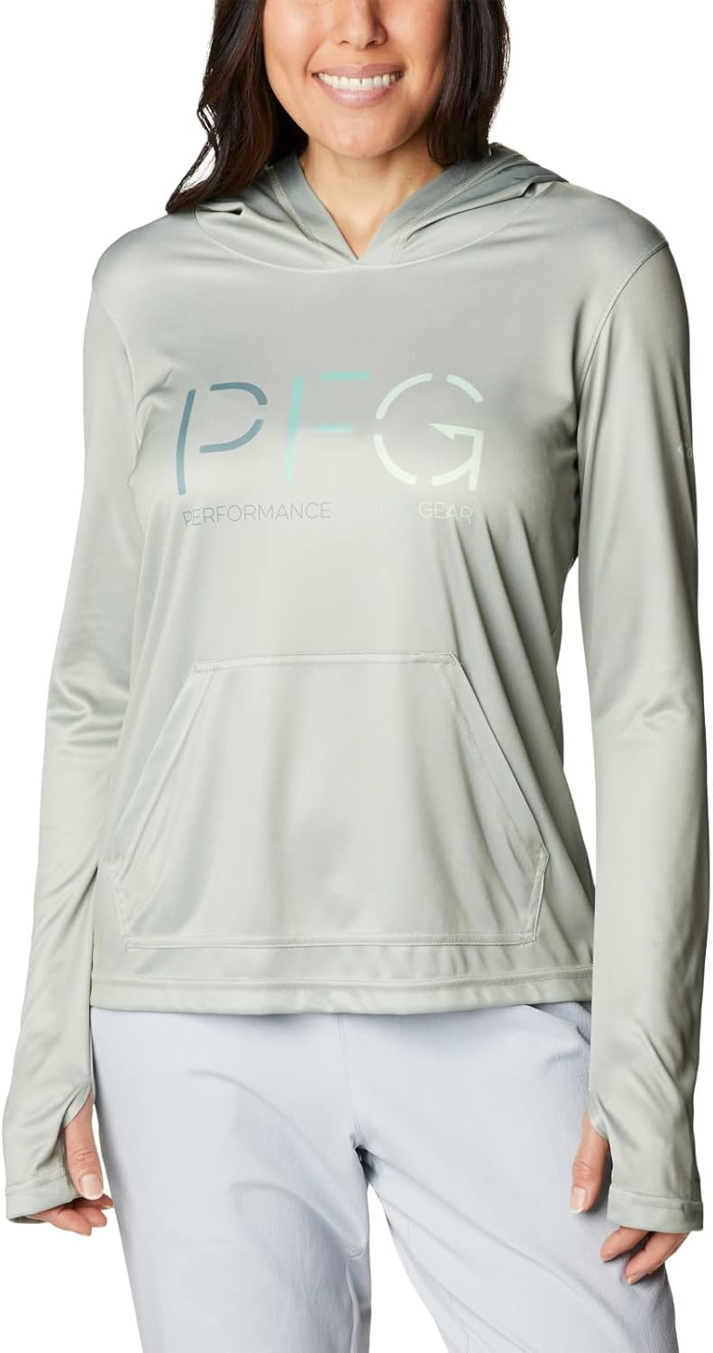 Columbia Women's Tidal Tee Hoodie PFG Gig-a-Type, Safari/Key West
Columbia Women's Tidal Tee Hoodie PFG Gig-a-Type, Safari/Key West