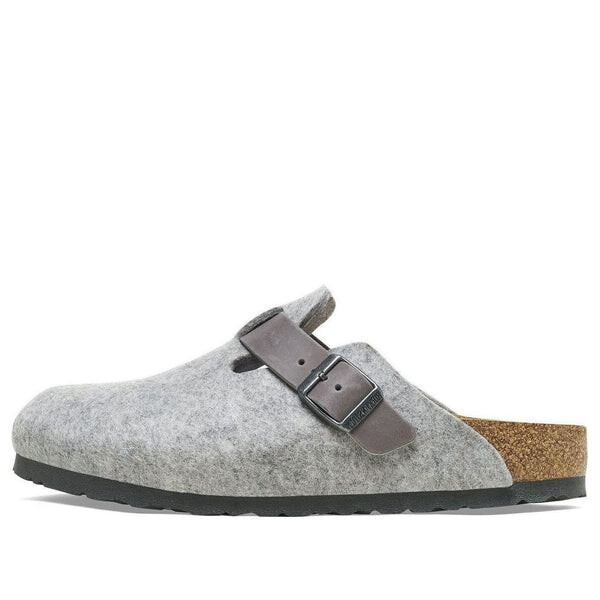 Тапочки boston natural leather/felt 'light grey' Birkenstock, серый
Тапочки boston natural leather/felt 'light grey' Birkenstock, серый