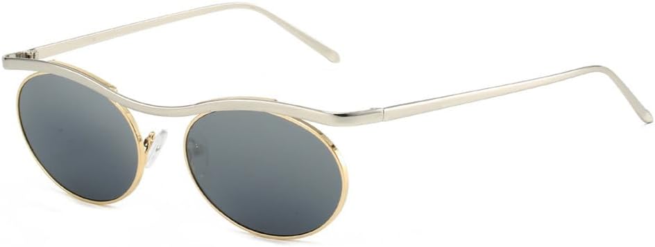 Солнцезащитные очки UV400 с защитой от УФ-излучения - овальные, в стиле металлик-панк, с градиентным переходом цвета, подходят для женщин и мужчин, для бега и занятий спортом на открытом воздухе UYPTK, Silver Black
Солнцезащитные очки UV400 с защитой от УФ-излучения - овальные, в стиле металлик-панк, с градиентным переходом цвета, подходят для женщин и мужчин, для бега и занятий спортом на открытом воздухе UYPTK, Silver Black