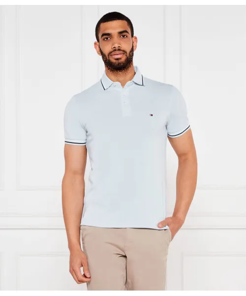 Футболка поло Slim fit Tommy Hilfiger, синий 
Футболка поло Slim fit Tommy Hilfiger, синий