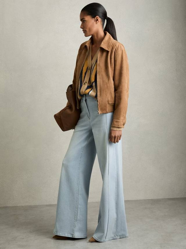 Свободные широкие джинсы средней посадки heather Reiss, светло-синий
Свободные широкие джинсы средней посадки heather Reiss, светло-синий