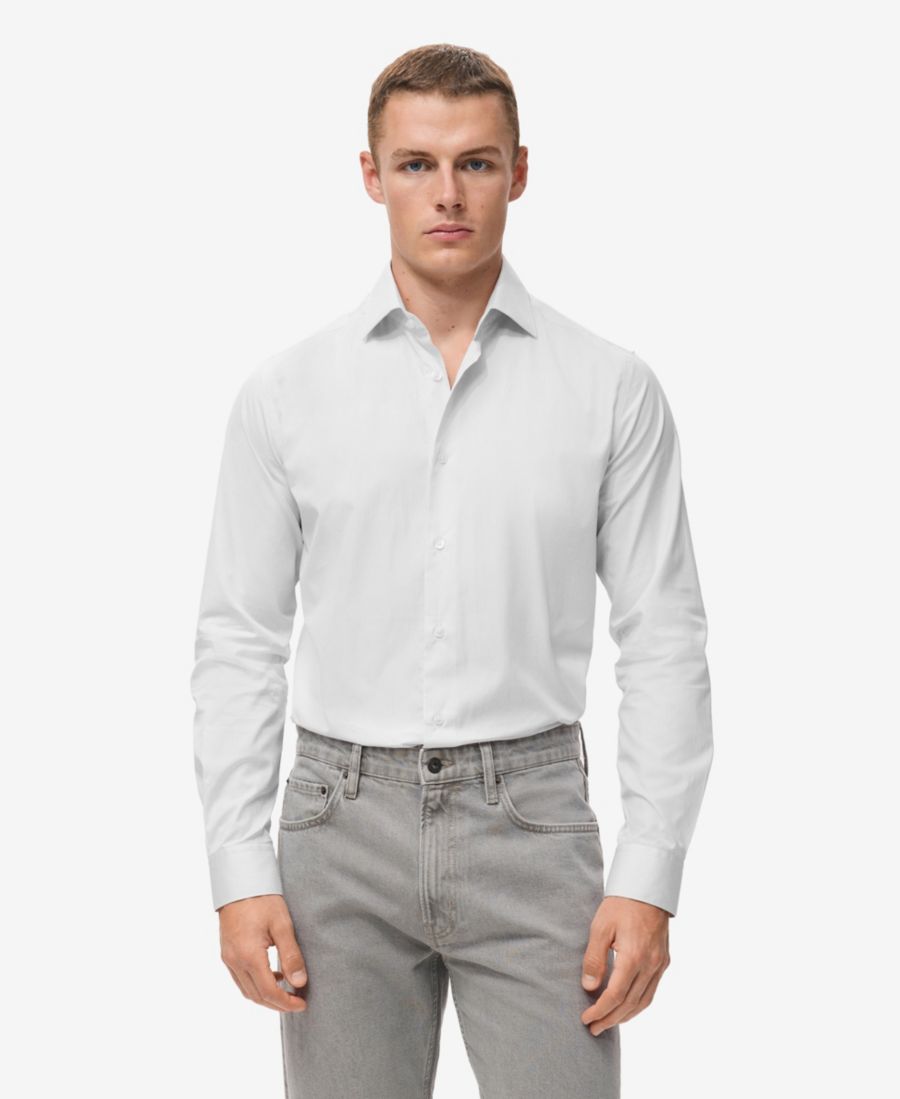 Мужская хлопковая полосатая рубашка приталенного кроя MANGO, Gray
Мужская хлопковая полосатая рубашка приталенного кроя MANGO, Gray