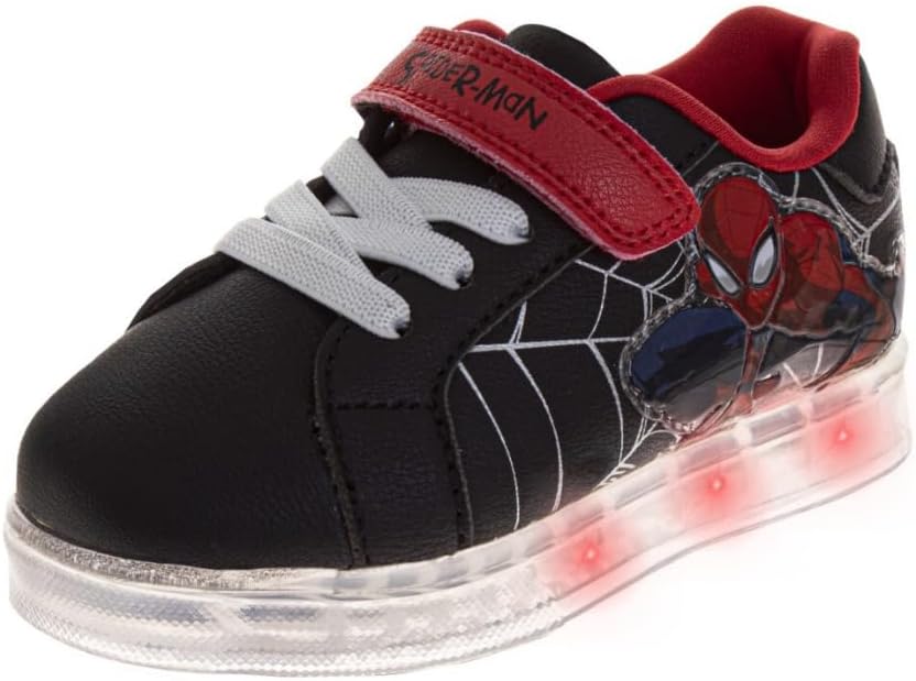 Кроссовки для детей Disney с Человеком-пауком и Lightning McQueen, детская спортивная обувь для бега и ходьбы, кроссовки для мальчиков от малышей до младших детей - размеры 6-10 для малышей, 11-12 для младших детей, красный/синий/темно-синий
Кроссовки для детей Disney с Человеком-пауком и Lightning McQueen, детская спортивная обувь для бега и ходьбы, кроссовки для мальчиков от малышей до младших детей - размеры 6-10 для малышей, 11-12 для младших детей, красный/синий/темно-синий