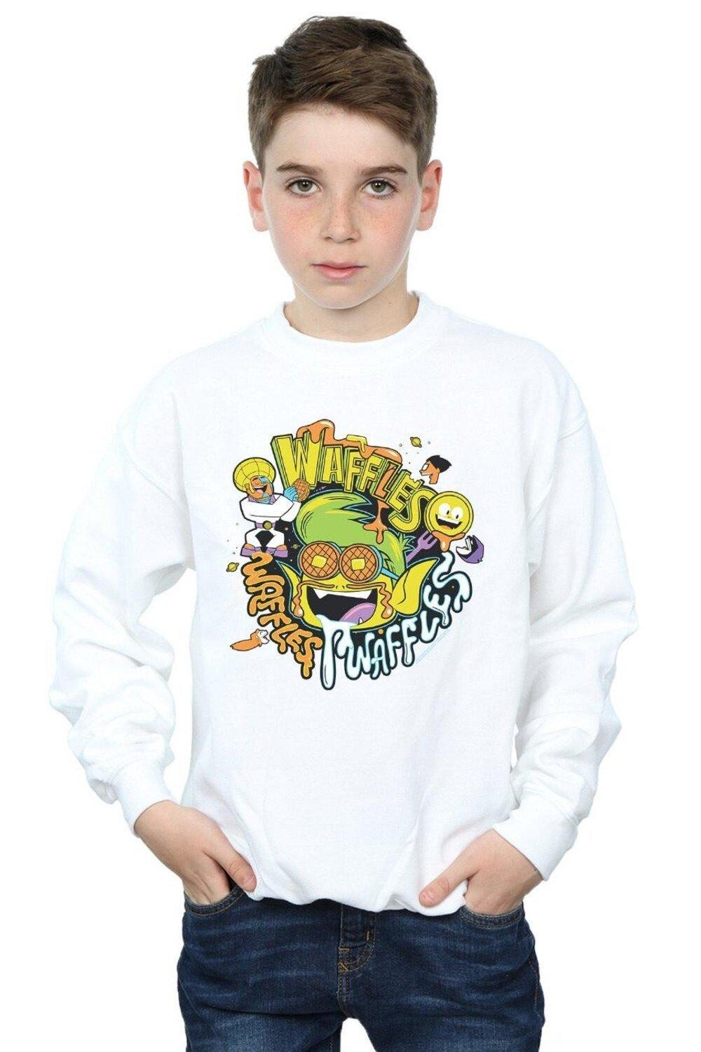 Толстовка Teen Titans Go Waffle Mania DC Comics, белый 
Толстовка Teen Titans Go Waffle Mania DC Comics, белый