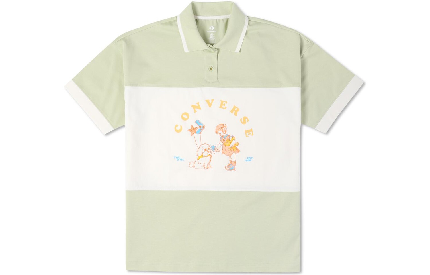 Рубашка поло женская зеленая Converse
Рубашка поло женская зеленая Converse