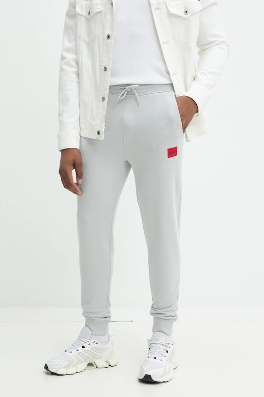 Хлопковые спортивные брюки Hugo, серый
Хлопковые спортивные брюки Hugo, серый