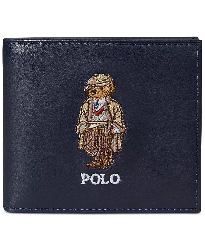 Мужской кожаный кошелек-визитница Polo Bear Polo Ralph Lauren, синий
Мужской кожаный кошелек-визитница Polo Bear Polo Ralph Lauren, синий