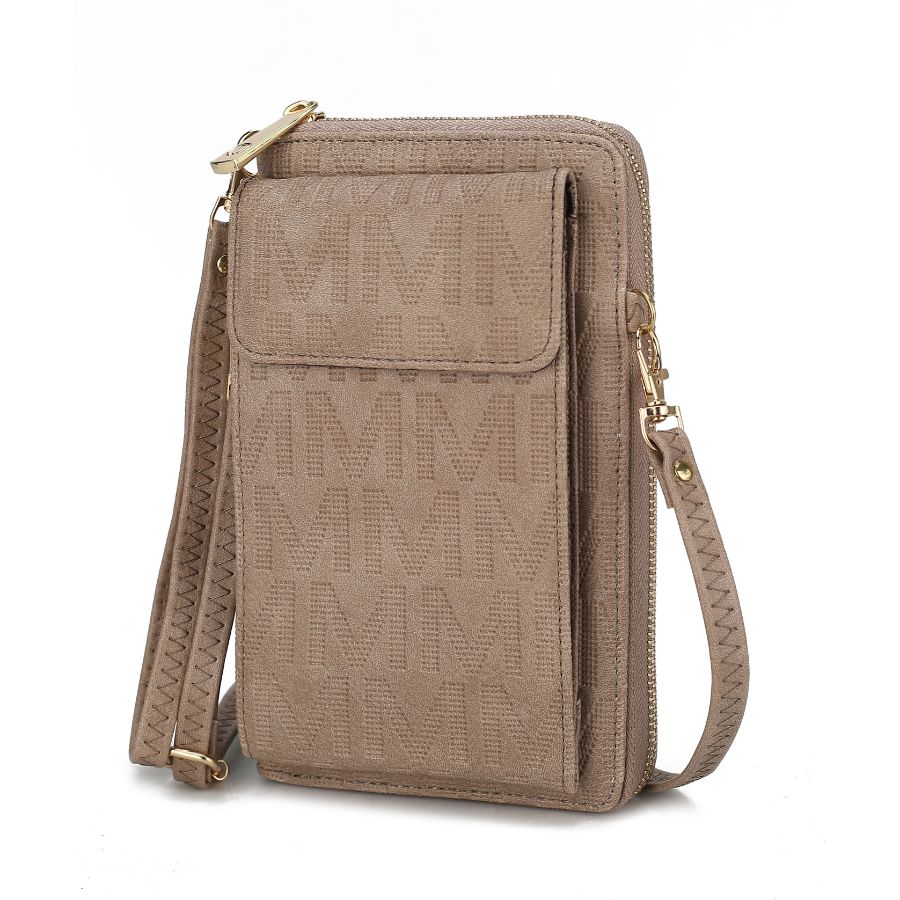 Женский кошелек для телефона Caddy Vegan Leather сумка через плечо MKF Collection By Mia K., серо-коричневый
Женский кошелек для телефона Caddy Vegan Leather сумка через плечо MKF Collection By Mia K., серо-коричневый