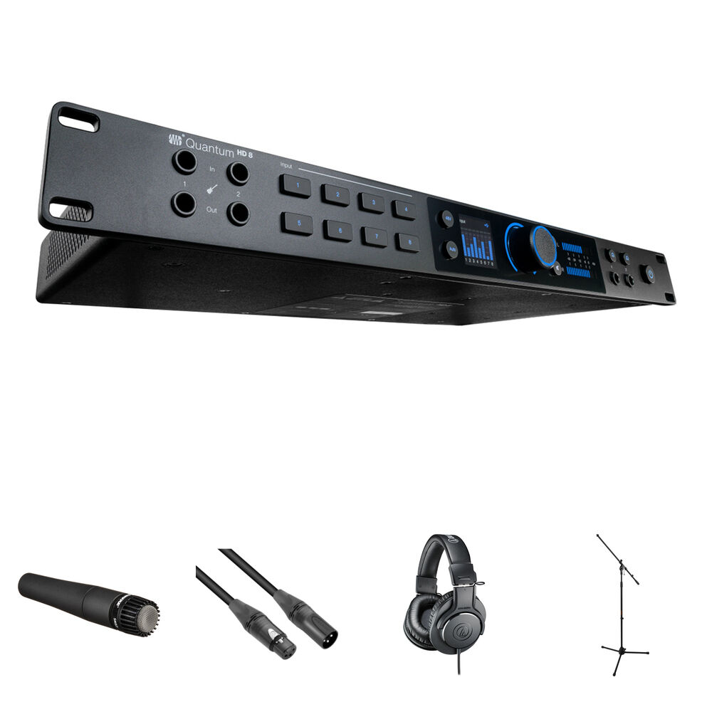 Аудиоинтерфейс PreSonus Quantum HD 8 USB-C Audio Interface with Guitar
Аудиоинтерфейс PreSonus Quantum HD 8 USB-C Audio Interface with Guitar