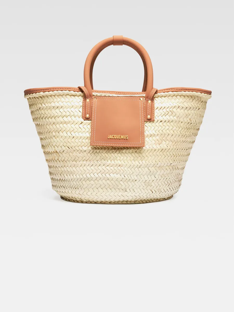Пляжная сумка-корзина Ле Панье Соли Jacquemus, светло-коричневый
Пляжная сумка-корзина Ле Панье Соли Jacquemus, светло-коричневый
