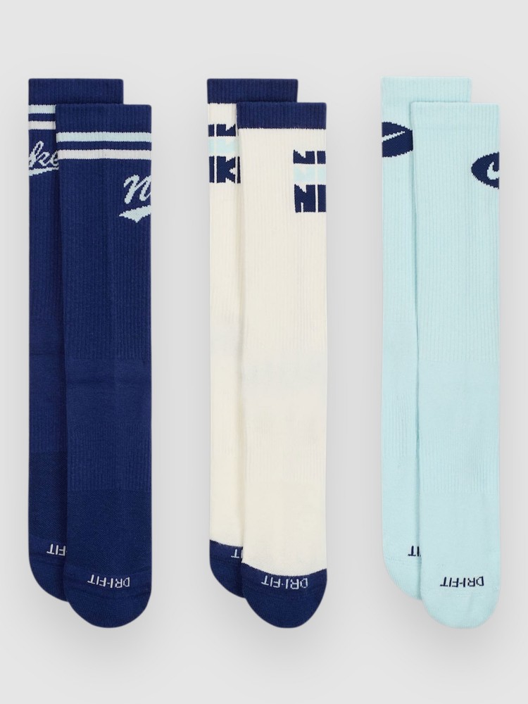 Носки Nike Ed Pls Crew 3P Lifestyle 144 Socks, blue void/sail/glacier bl
Носки Nike Ed Pls Crew 3P Lifestyle 144 Socks, blue void/sail/glacier bl