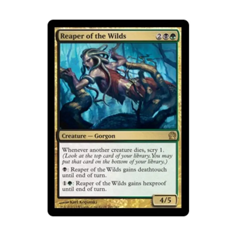 CCG Жнец дикой природы (клавиша R), MTG - Theros
CCG Жнец дикой природы (клавиша R), MTG - Theros