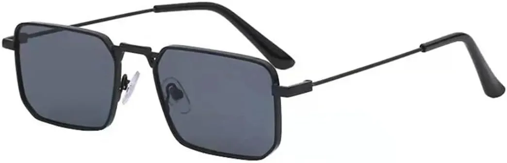 Маленькие прямоугольные солнцезащитные очки для женщин в винтажной металлической оправе, для мужчин, роскошные женские очки в стиле панк VFDHN, Black-gray
Маленькие прямоугольные солнцезащитные очки для женщин в винтажной металлической оправе, для мужчин, роскошные женские очки в стиле панк VFDHN, Black-gray