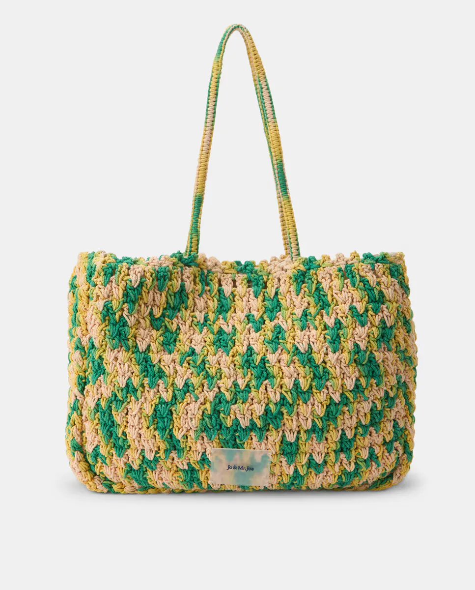 Сумка-шоппер ручной работы, связанная крючком Jo & Mr. Joe, зеленый
Сумка-шоппер ручной работы, связанная крючком Jo & Mr. Joe, зеленый
