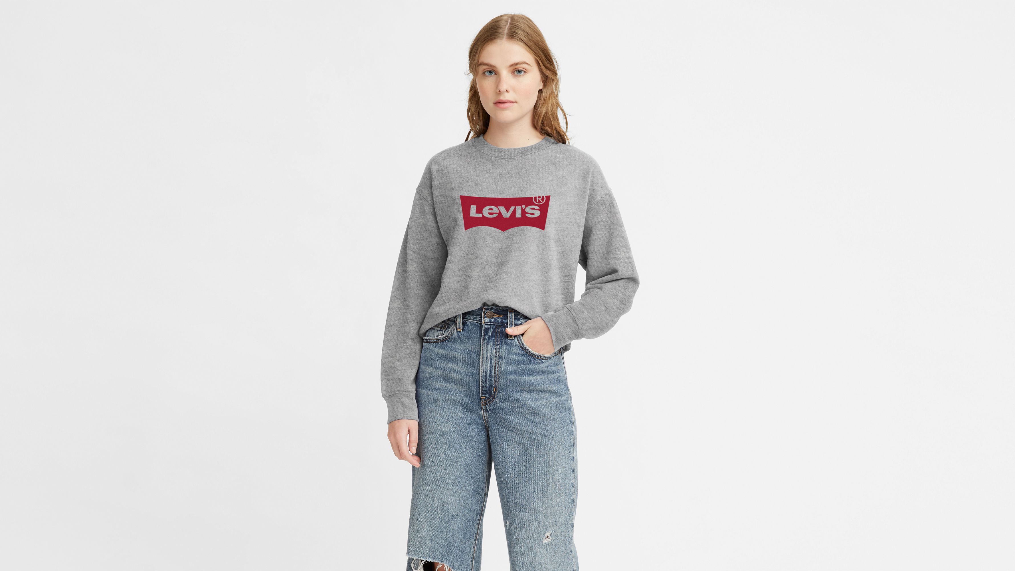 Графический стандартный свитшот с круглым вырезом Levi's, цвет Starstruck Heather - Grey
Графический стандартный свитшот с круглым вырезом Levi's, цвет Starstruck Heather - Grey