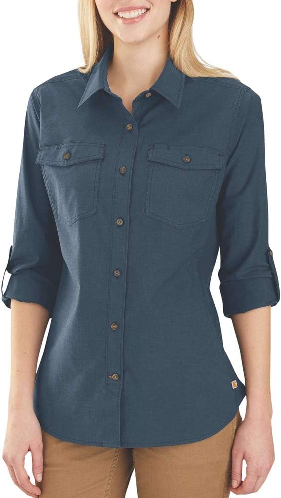 Carhartt Women's 103600 Женская рубашка Rugged Flex Bozeman, Twilight
Carhartt Women's 103600 Женская рубашка Rugged Flex Bozeman, Twilight