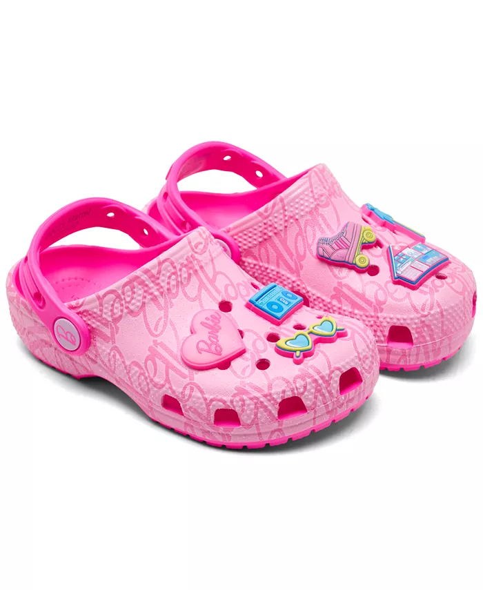 Детские классические клоги Barbie для девочек от Finish Line Crocs, розовый
Детские классические клоги Barbie для девочек от Finish Line Crocs, розовый
