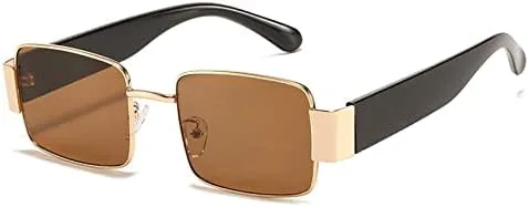 Винтажные прямоугольные солнцезащитные очки для женщин и мужчин, металлические солнцезащитные очки, очки для водителей, защита от ультрафиолета UV400 MTZJH, Gold Tea
Винтажные прямоугольные солнцезащитные очки для женщин и мужчин, металлические солнцезащитные очки, очки для водителей, защита от ультрафиолета UV400 MTZJH, Gold Tea