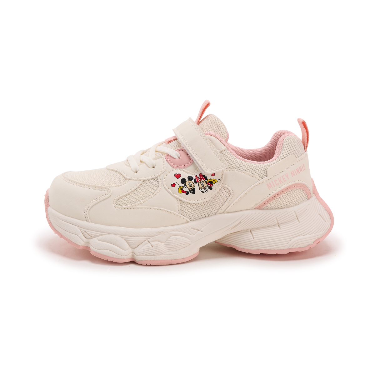 Детские кроссовки серии Mickey с противоскользящей подошвой, амортизирующие, устойчивые к истиранию, для повседневной носки Disney, бежевый/розовый
Детские кроссовки серии Mickey с противоскользящей подошвой, амортизирующие, устойчивые к истиранию, для повседневной носки Disney, бежевый/розовый