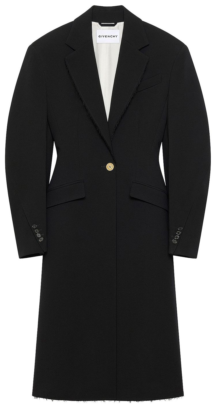 Пальто Givenchy Cocoon, черный
Пальто Givenchy Cocoon, черный