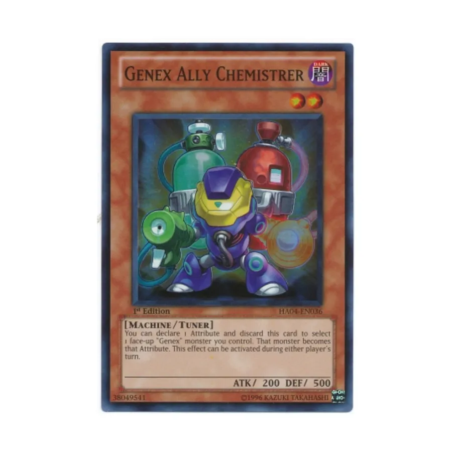 CCG Genex Ally Chemistrer (Супер редкий), Yu-Gi-Oh - Hidden Arsenal 4 - Singles 
CCG Genex Ally Chemistrer (Супер редкий), Yu-Gi-Oh - Hidden Arsenal 4 - Singles