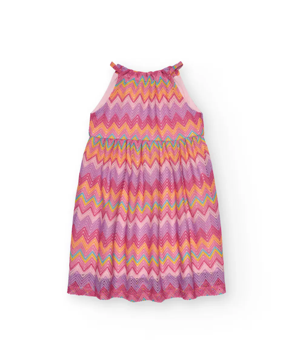 Платье для девочки с разноцветным зигзагообразным принтом Tuc tuc, мультиколор
Платье для девочки с разноцветным зигзагообразным принтом Tuc tuc, мультиколор