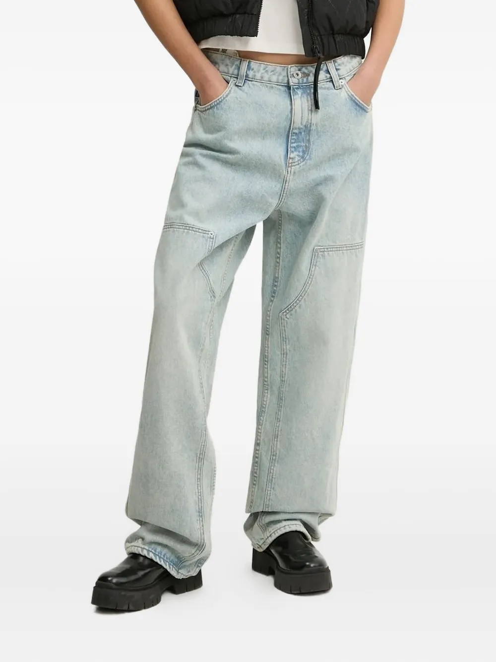 Джинсы с вышитым логотипом Hugo, синий
Джинсы с вышитым логотипом Hugo, синий