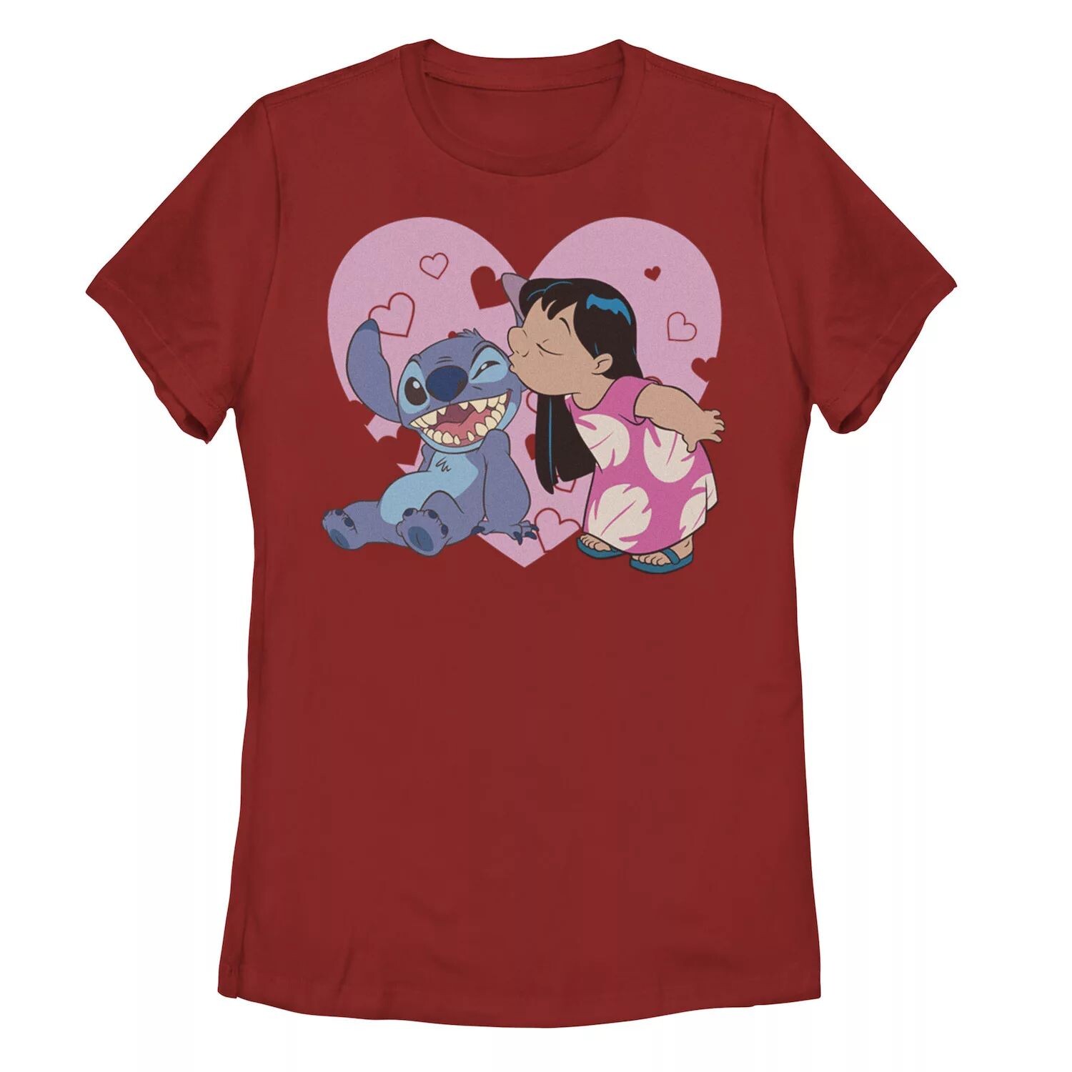 Детская футболка Disney's Lilo & Stitch с рисунком «Поцелуй ко Дню святого Валентина» Licensed Character
Детская футболка Disney's Lilo & Stitch с рисунком «Поцелуй ко Дню святого Валентина» Licensed Character