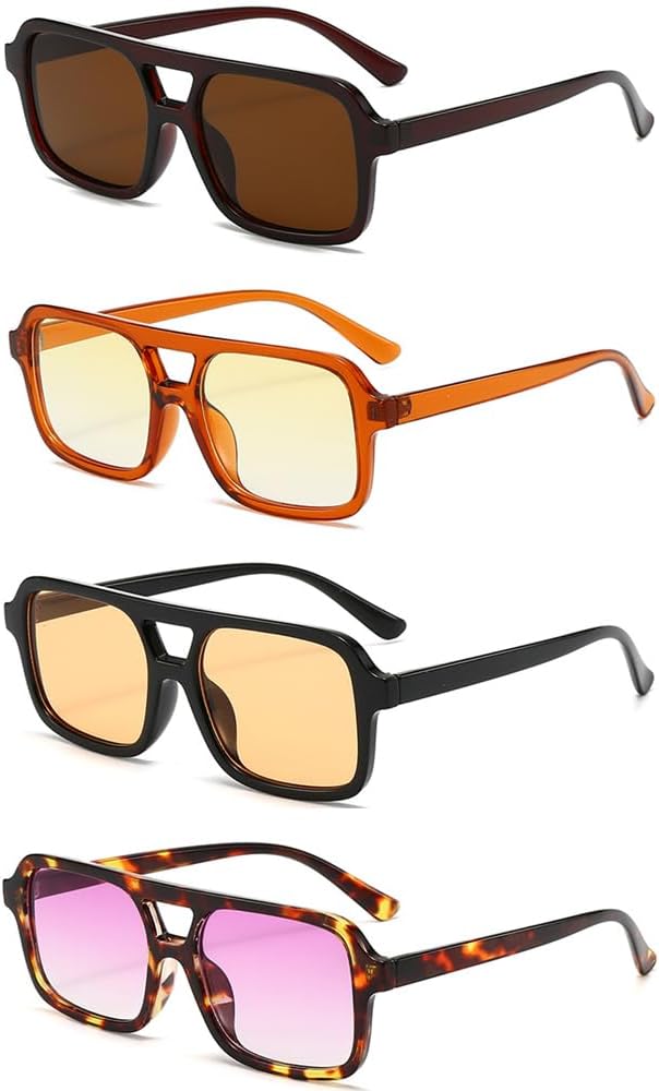 Большие солнцезащитные очки-авиаторы для женщин и мужчин, винтажные ретро-очки с крупной оправой и защитой от УФ-излучения UV400 Generic, Brown, Light Yellow, Orange, Pink-gradient
Большие солнцезащитные очки-авиаторы для женщин и мужчин, винтажные ретро-очки с крупной оправой и защитой от УФ-излучения UV400 Generic, Brown, Light Yellow, Orange, Pink-gradient