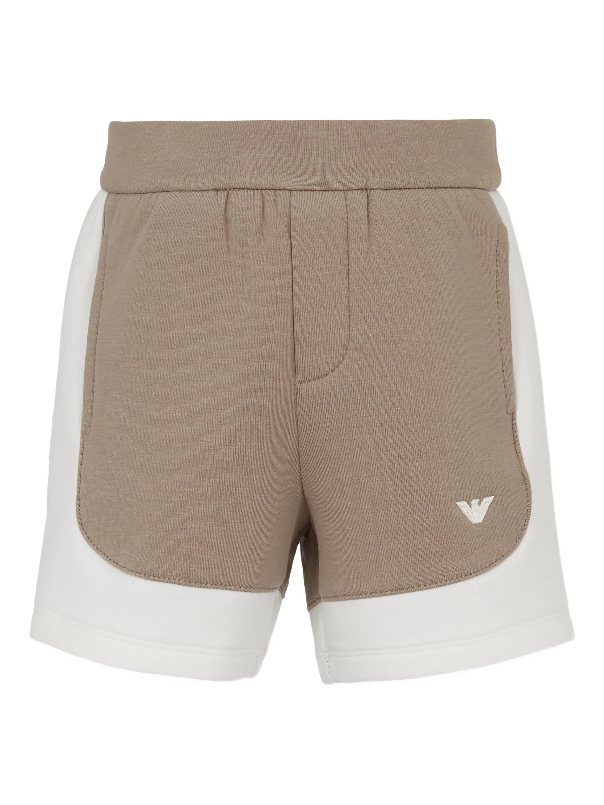 Шорты с эластичным поясом Emporio Armani Kids, коричневый
Шорты с эластичным поясом Emporio Armani Kids, коричневый