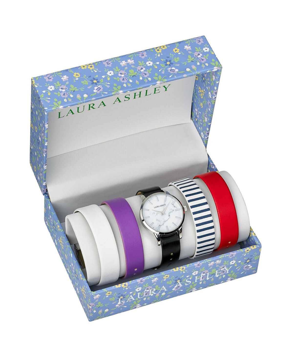 Серебряные часы со сменным мраморным циферблатом и слайдером Laura Ashley, серебро
Серебряные часы со сменным мраморным циферблатом и слайдером Laura Ashley, серебро