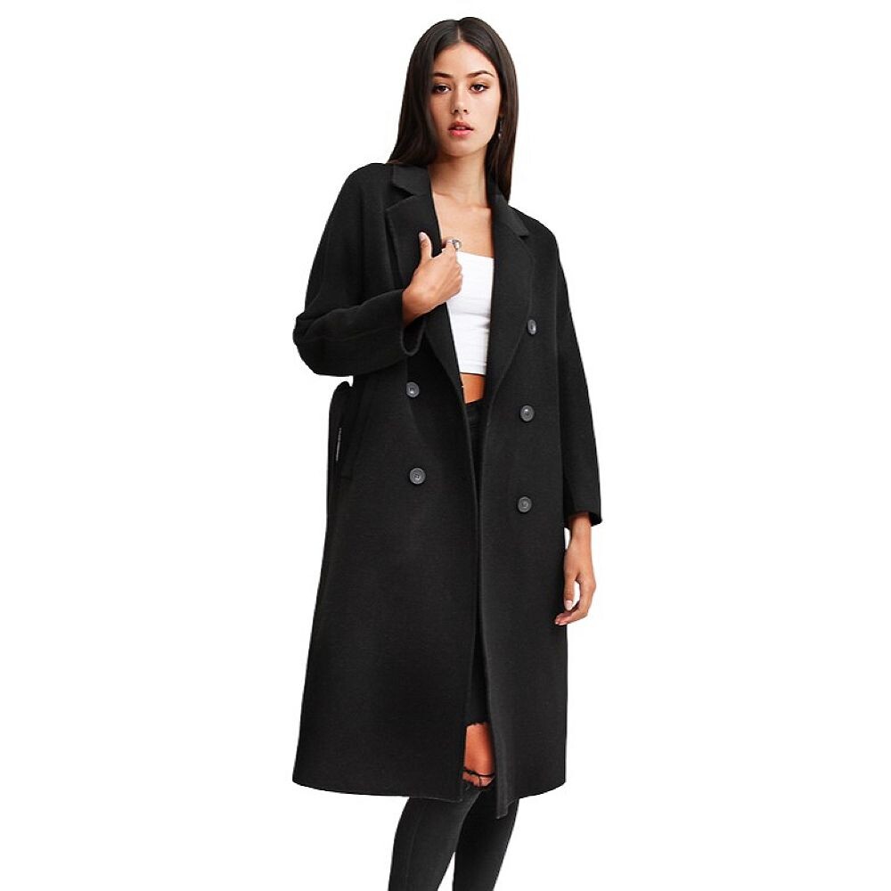 Двубортное шерстяное пальто на подкладке Boss Girl Belle & Bloom, черный 
Двубортное шерстяное пальто на подкладке Boss Girl Belle & Bloom, черный