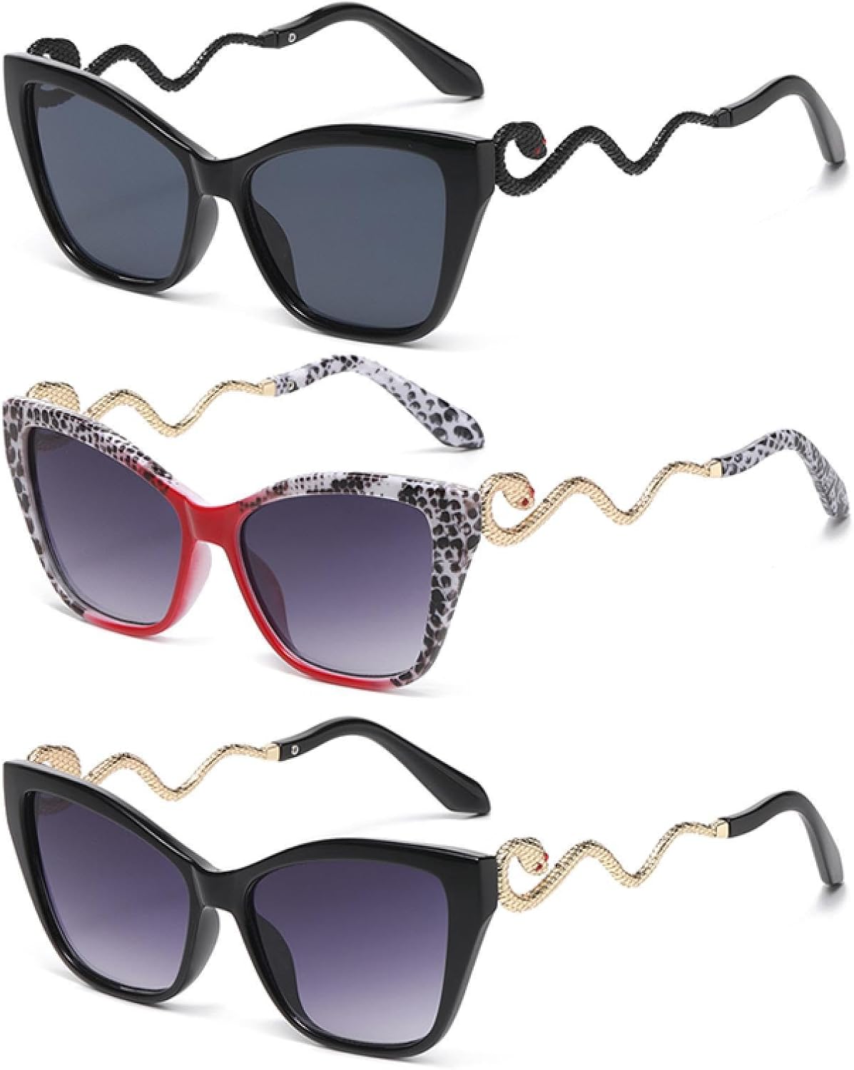 Солнцезащитные очки с защитой от УФ-излучения UV400 | «Кошачий глаз», большая оправа, градиентный оттенок | Для женщин и мужчин, для занятий спортом на открытом воздухе и вождения generic, 3pcs Z06
Солнцезащитные очки с защитой от УФ-излучения UV400 | «Кошачий глаз», большая оправа, градиентный оттенок | Для женщин и мужчин, для занятий спортом на открытом воздухе и вождения generic, 3pcs Z06