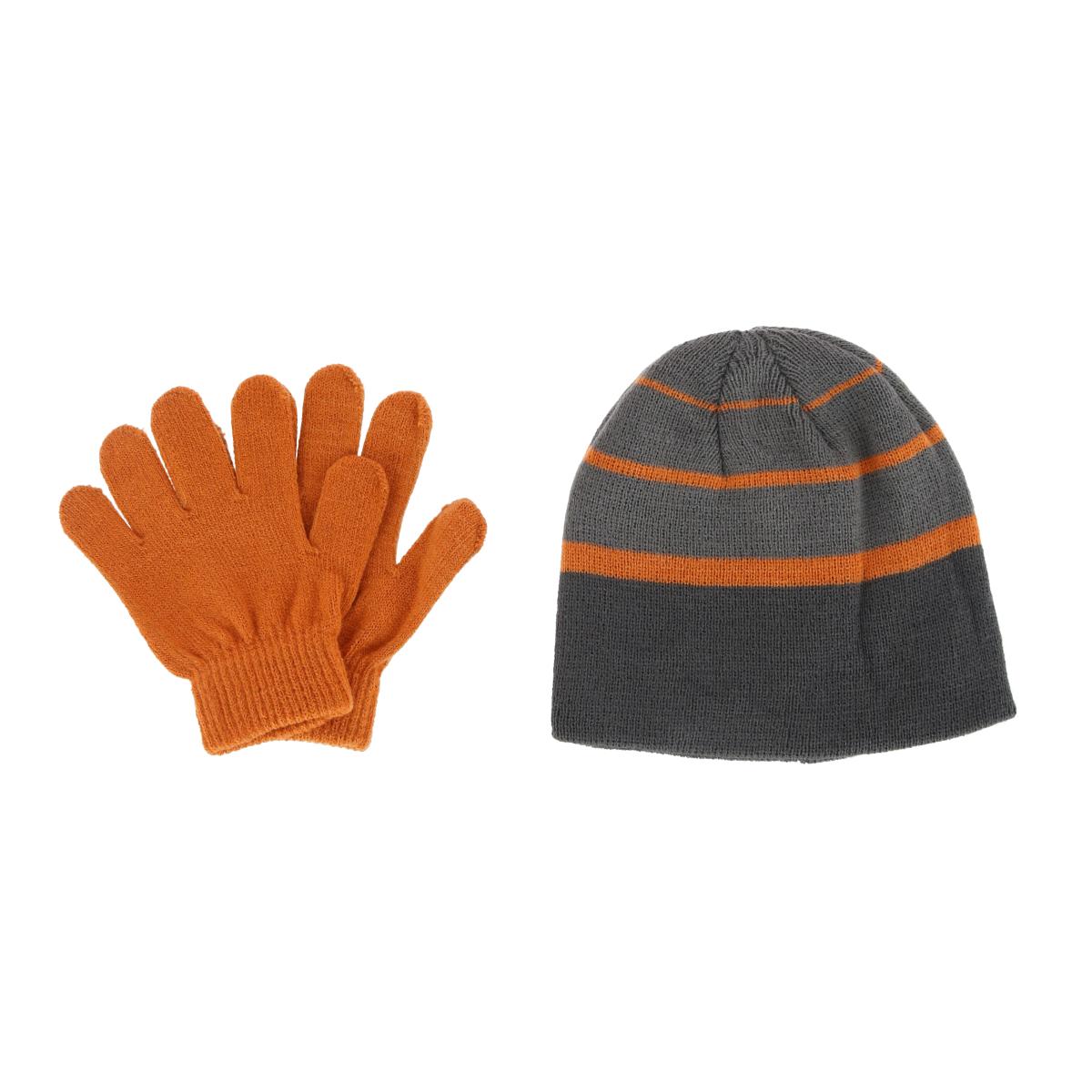 Детский комплект из 2-х предметов: шапка и перчатки в полоску для детей 4-7 лет Grand Sierra, оранжевый
Детский комплект из 2-х предметов: шапка и перчатки в полоску для детей 4-7 лет Grand Sierra, оранжевый