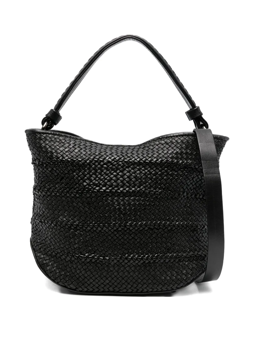 Плетеная кожаная сумка-тоут Reptile's House, черный
Плетеная кожаная сумка-тоут Reptile's House, черный