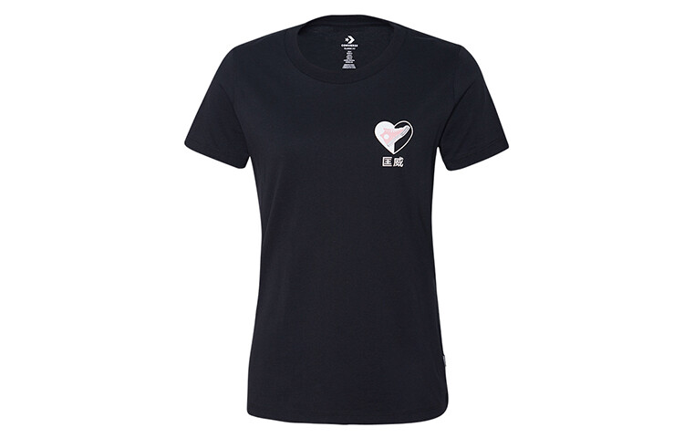 Женская футболка Converse, цвет Black 
Женская футболка Converse, цвет Black