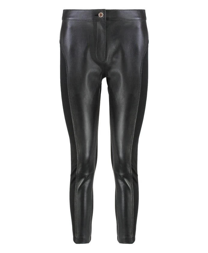 Брюки из кожи и эластичного материала. Pinko, черный
Брюки из кожи и эластичного материала. Pinko, черный