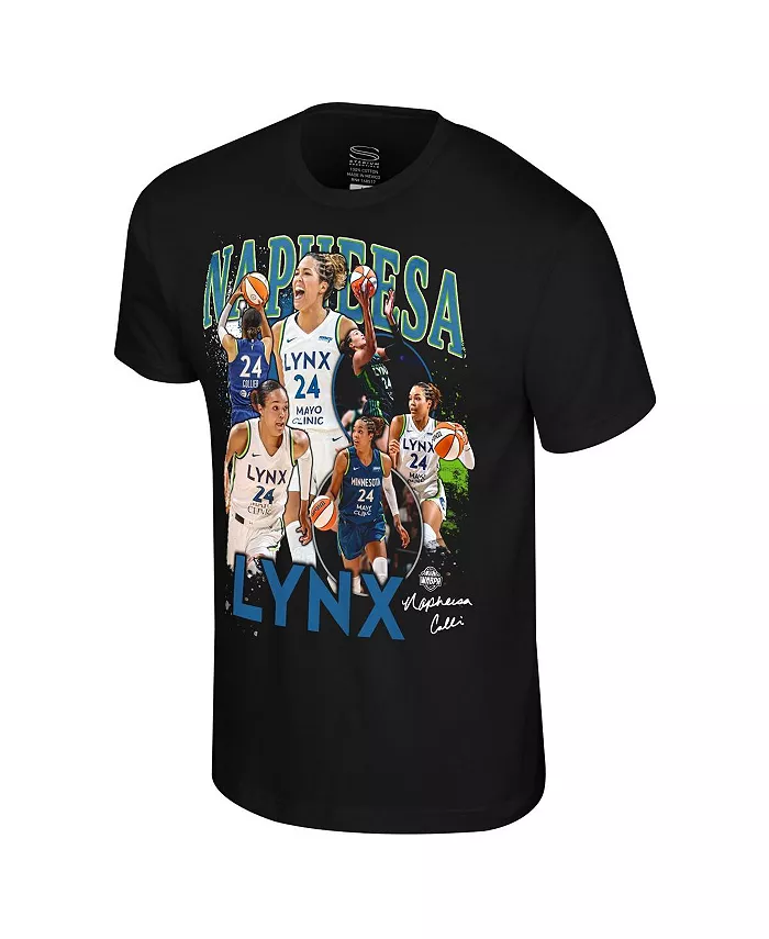 Мужская и женская футболка WNBA Crossroads Minnesota Lynx Napheesa Collier черная Stadium Essentials
Мужская и женская футболка WNBA Crossroads Minnesota Lynx Napheesa Collier черная Stadium Essentials