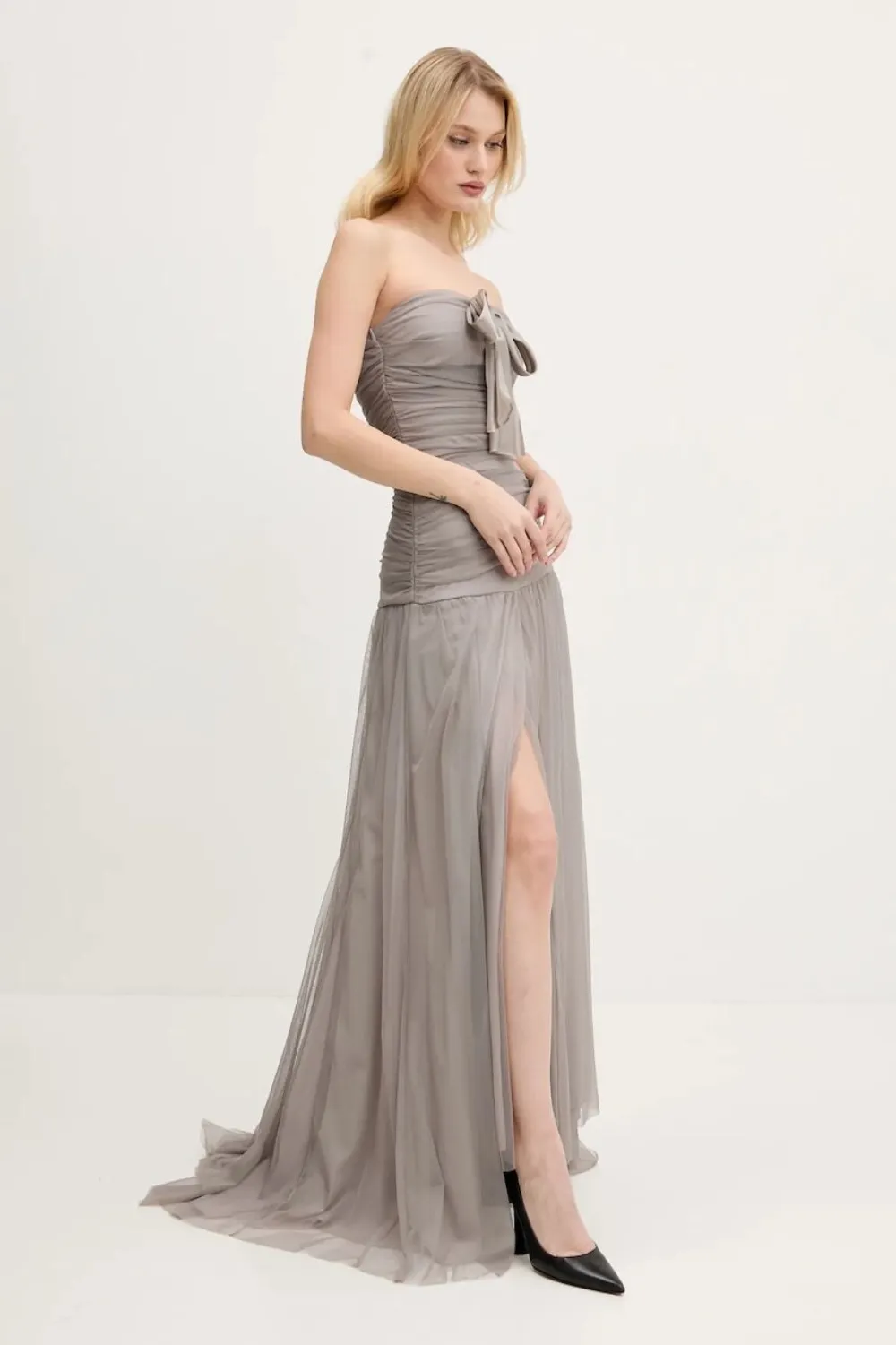 Платье макси с бантом Aniye By, серый
Платье макси с бантом Aniye By, серый