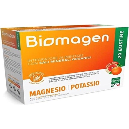 Biomagen Магний и калий с цинком и витамином С - 20 пакетиков со вкусом апельсина So Far
Biomagen Магний и калий с цинком и витамином С - 20 пакетиков со вкусом апельсина So Far