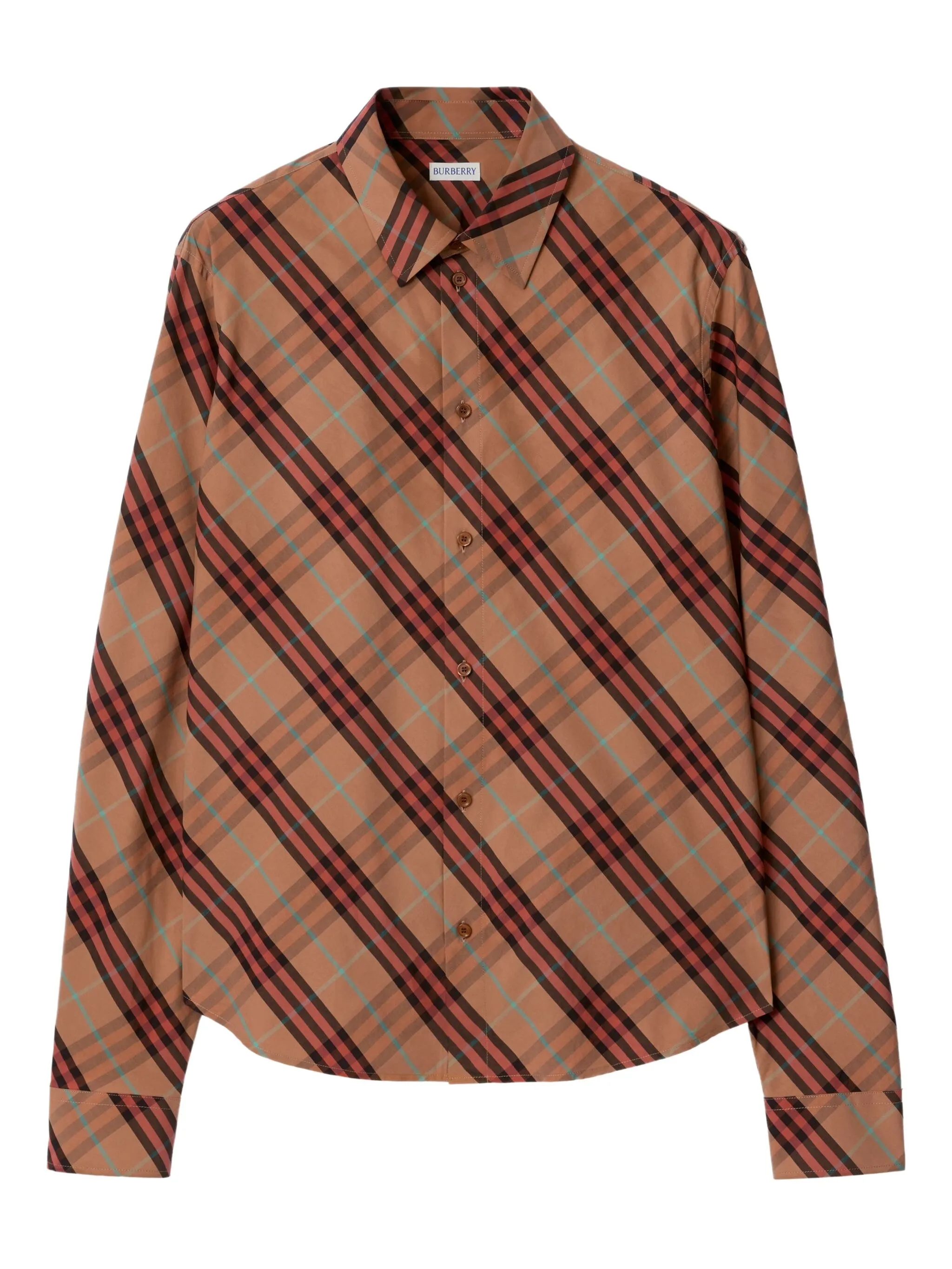 Проверено на пуговицах хлопковая рубашка Burberry, коричневый
Проверено на пуговицах хлопковая рубашка Burberry, коричневый