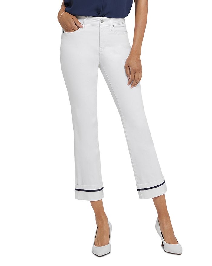 Мэрилин прямые джинсы с завышенной талией до щиколотки NYDJ, белый
Мэрилин прямые джинсы с завышенной талией до щиколотки NYDJ, белый