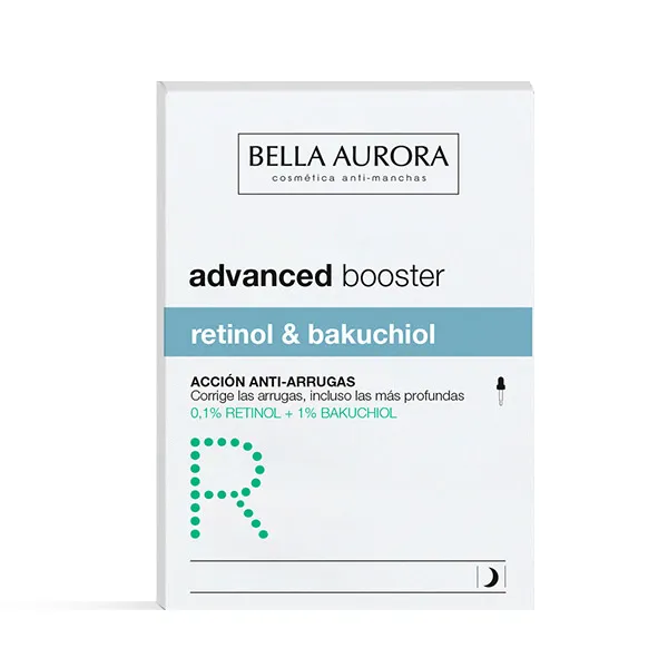 Ретинол и бакучиол Advanced Booster Bella Aurora, 30 ml
Ретинол и бакучиол Advanced Booster Bella Aurora, 30 ml