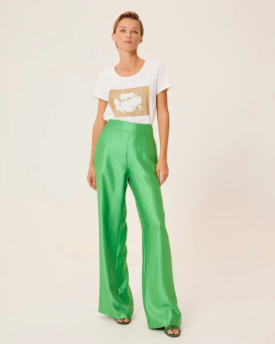 Женские брюки прямого кроя Versailles с высокой посадкой и защипами Dolores Promesas, зеленый
Женские брюки прямого кроя Versailles с высокой посадкой и защипами Dolores Promesas, зеленый