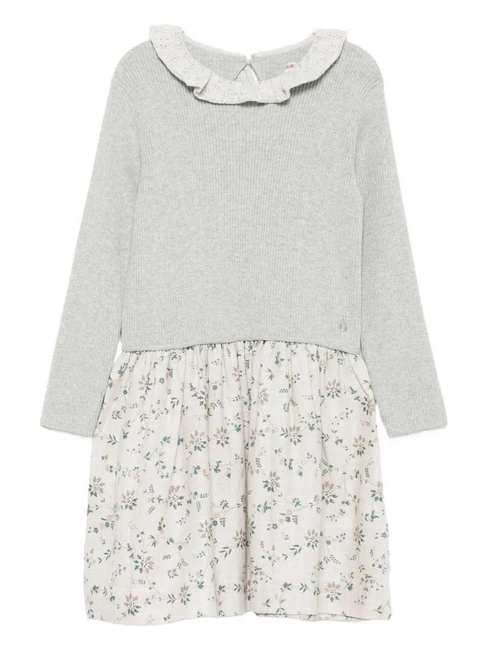 Платье в рубчик с цветочным принтом Bonpoint, серый
Платье в рубчик с цветочным принтом Bonpoint, серый