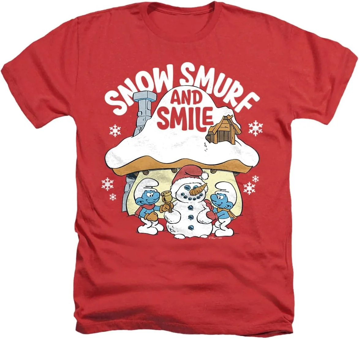 Футболка Popfunk Smurfs Christmas Snow, Smurf and Smile Unisex Adult Heather
Футболка Popfunk Smurfs Christmas Snow, Smurf and Smile Unisex Adult Heather