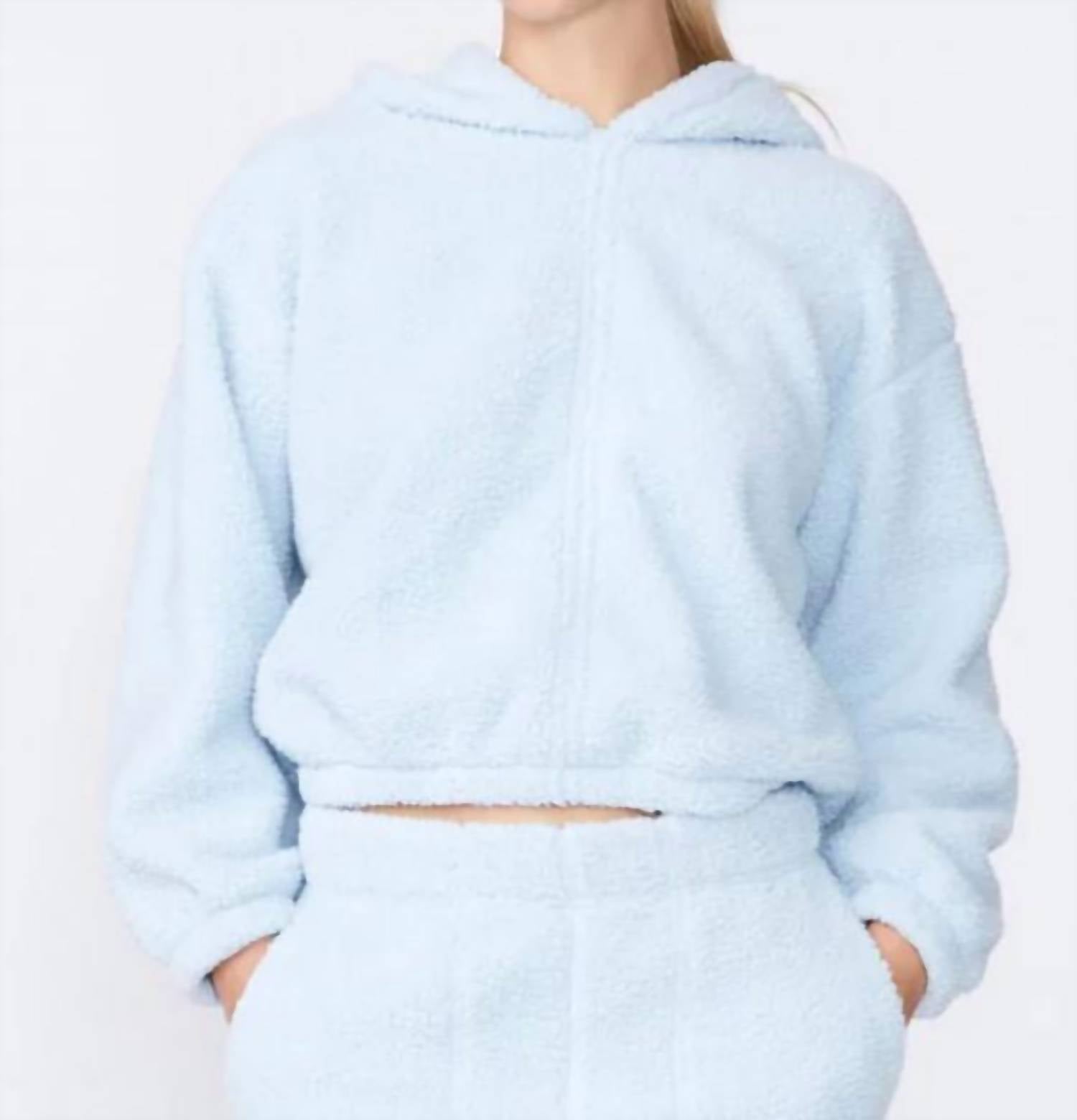 Двусторонняя толстовка с капюшоном Sherpa цвета зимнего неба Stateside, цвет winter sky 
Двусторонняя толстовка с капюшоном Sherpa цвета зимнего неба Stateside, цвет winter sky